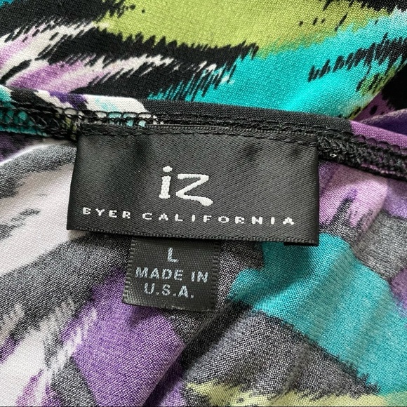 Iz Byer tank top belt empire waist large black - Picture 12 of 12